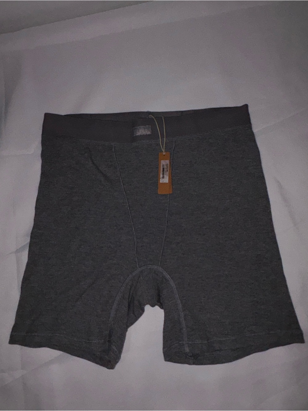 SKIMS  Boxer-Style Shorts in Gray